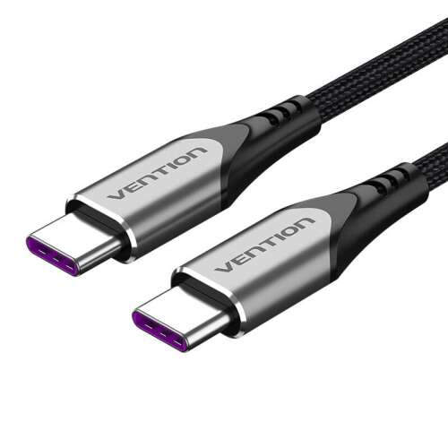 Vention TAEHG USB-C to USB-C cable, 1.5m, grey, fast charging, data transfer