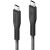 Közelkép az Energea Flow USB-C kábel csatlakozóiról, 240W töltés