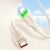 Kábel USB-C - Lightning Mcdodo CA-4760 LED fény 1.2m (bézs) 90962918