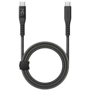 Kabel ENERGEA Flow USB-C do USB-C, 1,5 m, czarny, 240 W, 5 A, szybkie ładowanie PD - Kabel USB
