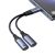 Joyroom SY-C03 USB-C 2x USB-C 2in1 DAC адаптер - черен 127330834