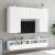vidaXL fehér szerelt fa fali TV-szekrény 80 x 30 x 30 cm 90987311