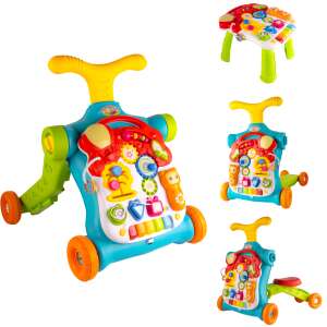 MalPlay 5in1 Interactive Walker și masă #blue-green