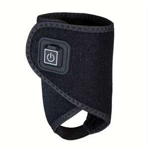 Fekete bokatámasz USB bekapcsoló gombbal, oldalnézet - Lábápolási eszköz