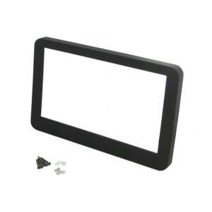 Alfa Romeo 159 autórádió beépítő keret, fekete, dupla ISO, OEM navigációhoz - Fejegység kiegészítő