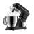 MalTec Küchenmaschine 2200W - 6 Geschwindigkeiten, 6L Rührschüssel, schwarz - mit Schneebesenaufsatz