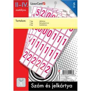 Szám- és jelkártya 2-4 osztályosoknak 91003731 