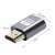 HDMI to HDMI adapter, 4K UHD, black, dimensions