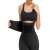 Welora® Unisex Neoprene Waist Trimmer Belt, L Size, Black