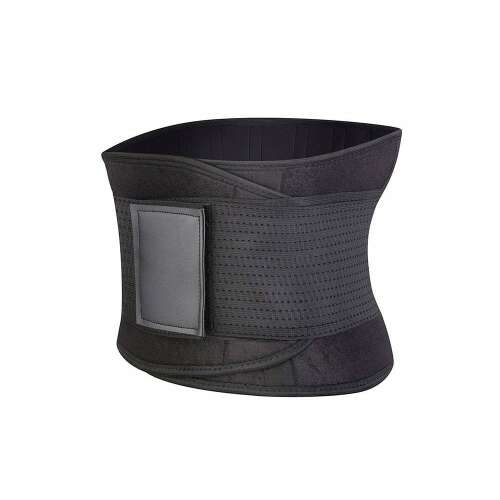 Welora® Unisex Neoprene Waist Trimmer Belt, L Size, Black, side view