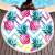 Pineapple beach towel, round, 150cm diameter, colorful, perfect for the beach or pool