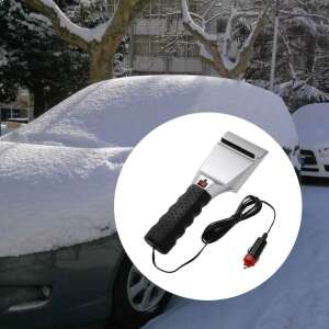 Electric heated ice scraper for car windows, 12V power adapter, easy to use, fast and efficient - Ice Scraper, Squeegee