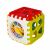 BAMBAM Shape Sorter Cube with Clock and Shape Cutouts