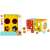BAMBAM Sorter Play Set, educational toy for babies, multi-sided cube with numbers, shapes, clock, and sorting activities