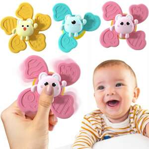 3 interaktív játékból álló készlet, "FIDGET SPINNER J001" modell gyermekeknek vagy csecsemőknek