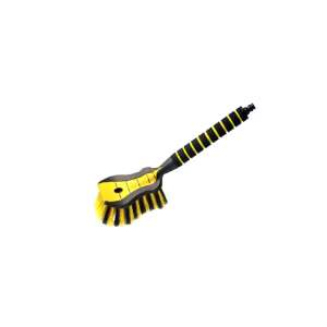 STANDARD PLUS car wash brush with hose connection, yellow and black - Car wash brush