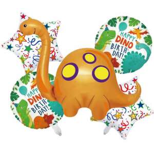 5 dinoszaurusz jubileumi lufiból álló készlet