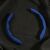 2 Alcantara BLUE Steering Wheel Covers, Universal Size 101549782