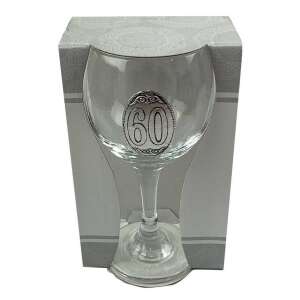 Évszámos üveg borospohár - 60. születésnapra 91009198 