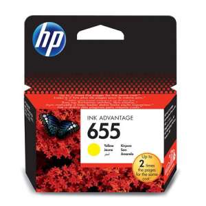 HP 655 Ink Advantage Yellow Ink Cartridge - Printer & scanner