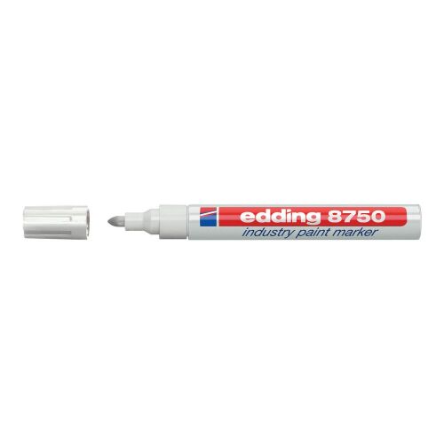 Lakkmarker, 2-4 mm, EDDING, "8750", fehér