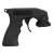 Black spray paint gun handle, AG86B