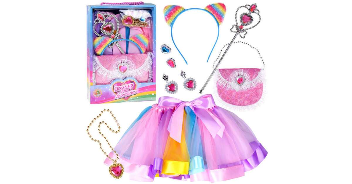 fairy dress up accessories Little Adventures Rose Garden Fairy Dress Up Costume main image 0