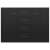 vidaXL magasfényű fekete forgácslap tálalószekrény 88 x 30 x 65 cm 43715050}