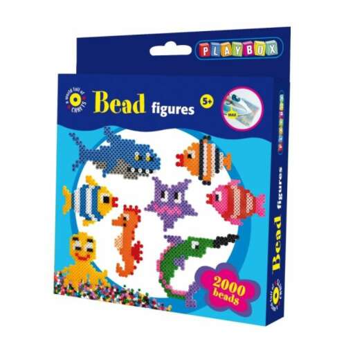 PLAYBOX Gyöngyfirkák - Tengeri Állatok - 2000 db