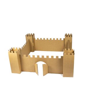 Színezhető karton játék - Karton lovagi erőd