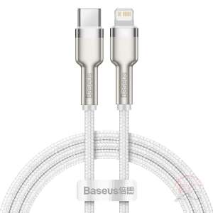 Baseus Cafule Series USB-C - Lightning kábel, fehér - Adatkábel