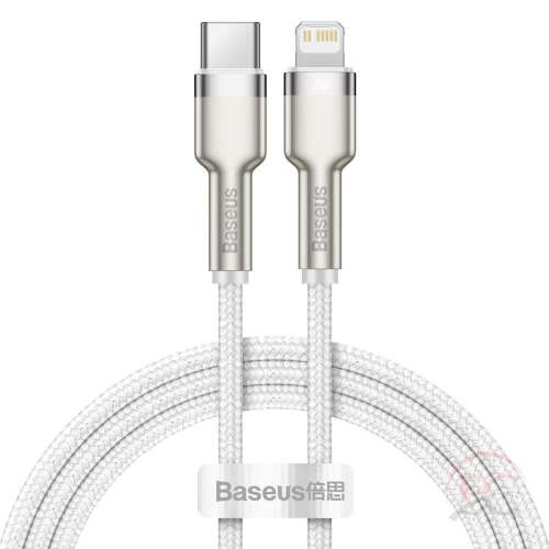 Baseus Cafule Series USB-C - Lightning kábel, fehér