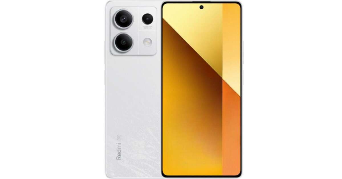 Xiaomi Redmi Not 13 5G 256GB 8B RAM Mobile Phone, Artic White