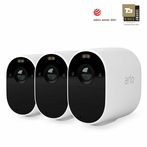 Arlo Essential Outdoor Security Camera - 3 Camera Kit - (Base station not included) - White 167860261 - Biztonság