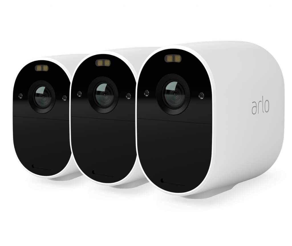 Arlo Essential Outdoor Security Camera - 3 Camera Kit - (Base station not included) - White