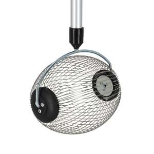 Rozsdamentes acél dió- és mogyorófelszedő kosár nyéllel - Gyümölcsszedő