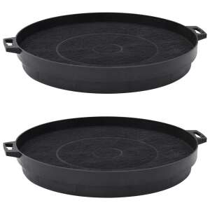 vidaXL 2 db szénszűrő szagelszívóhoz 210 mm - Páraelszívó kiegészítő