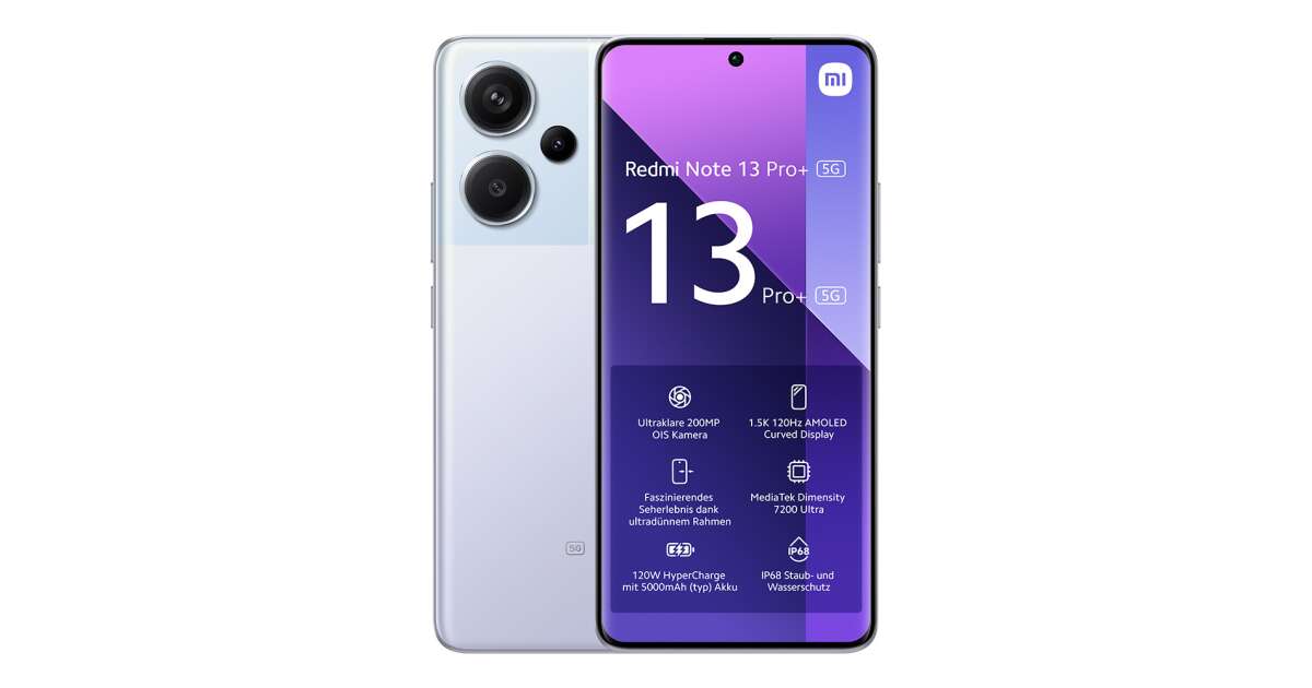 Xiaomi Redmi Note 13 Pro+ 5G 512GB 12GB RAM Mobile Phone