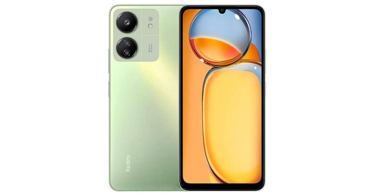 Redmi 13C 128GB 4GB RAM Mobile Phone, Clover Green | Pepita.com