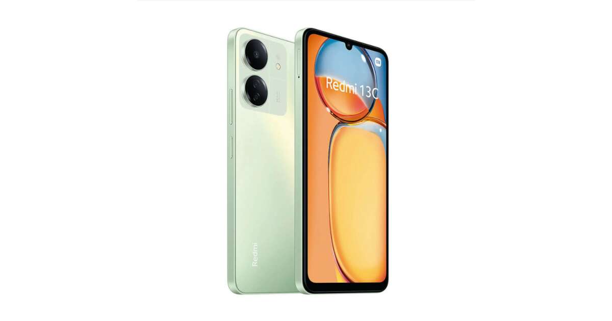 Telefon mobil Redmi 13C 128GB 4GB RAM, verde trifoi | Pepita.com