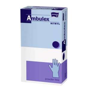 Ambulex nitrilové gumové rukavice bez prášku 100ks - veľkosť L #fialová 91068076 Jednorazové rukavice
