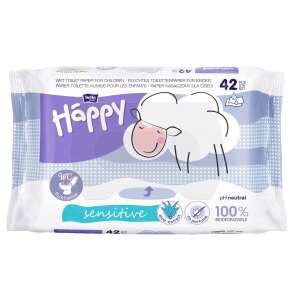 Bella Baby Happy Sensitive Nedves Toalettpapír 42db 91068166 Nedves WC papírok