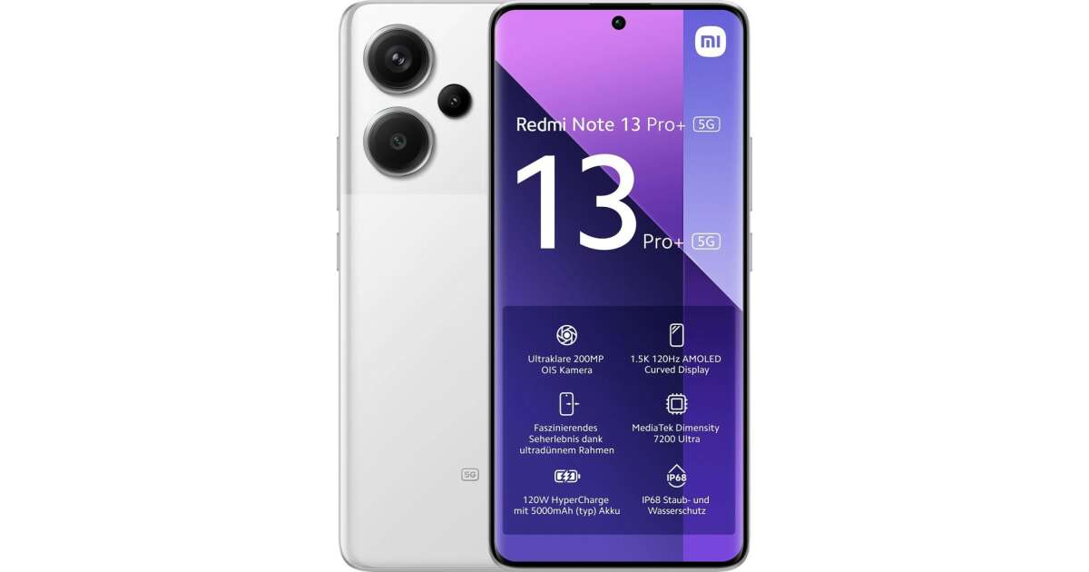 Xiaomi Redmi Note 13 Pro+ 5G 256GB 8GB RAM Mobile Phone