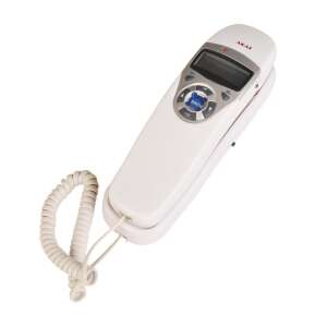 Telefon fix AKAI cu ecran LCD, alb - Telefoane de birou