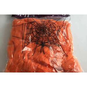 Narancsszínű pókháló 2 pókkal - 16 g 91068383 
