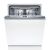 Front view of Bosch SBH4HVX00E fully integrated dishwasher