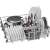 Bosch SMV4HTX00E mosogatógép alsó kosara evőeszköz-kosárral