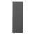 LG GBV3100DPY bottom freezer refrigerator, silver, side view