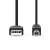 Kabel USB-A do USB-B Nedis, 2 metry, czarny