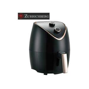 Zurrichberg RoseGold olaj nélküli fritőz, 3,5L, 1500W, fekete - Zurrichberg